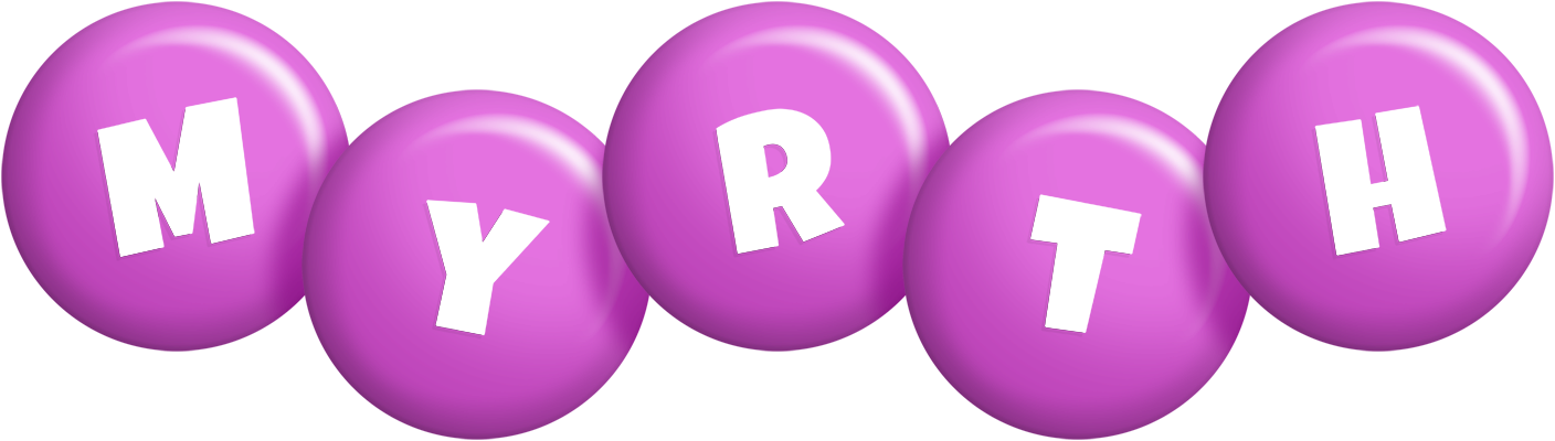Myrth candy-purple logo