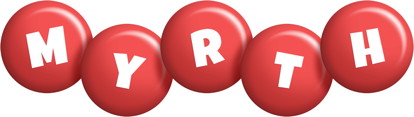 Myrth candy-red logo