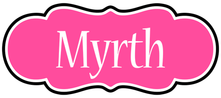 Myrth invitation logo