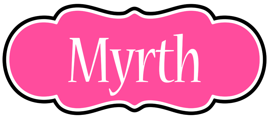 Myrth invitation logo