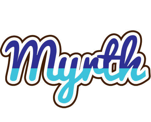 Myrth raining logo