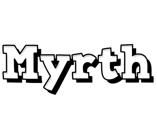 Myrth snowing logo