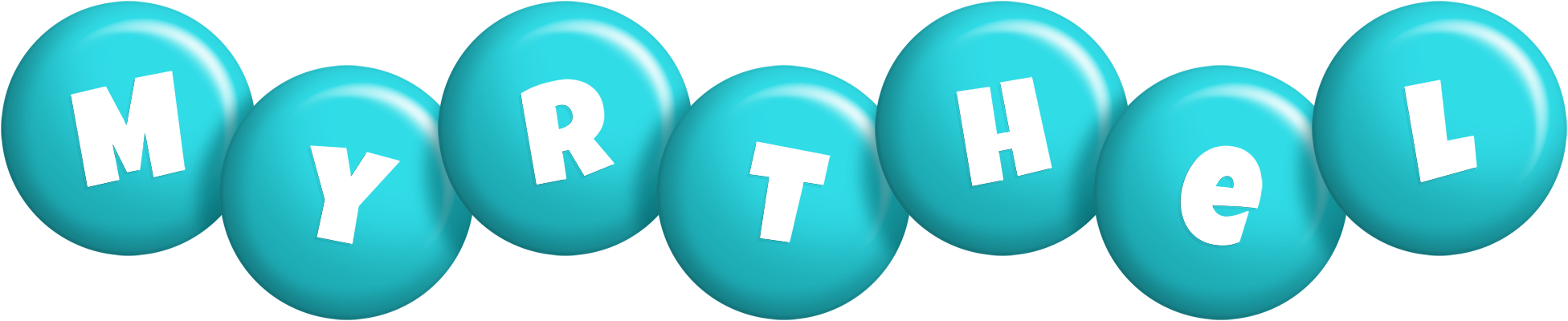 Myrthel candy-azur logo