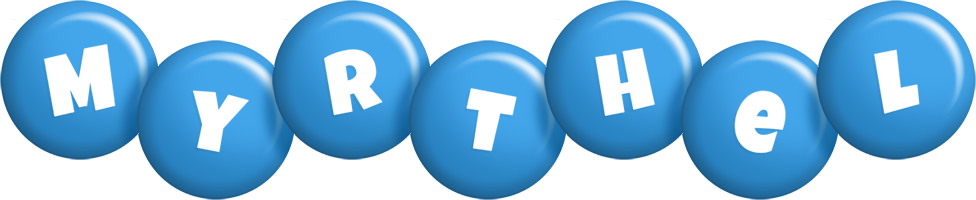 Myrthel candy-blue logo