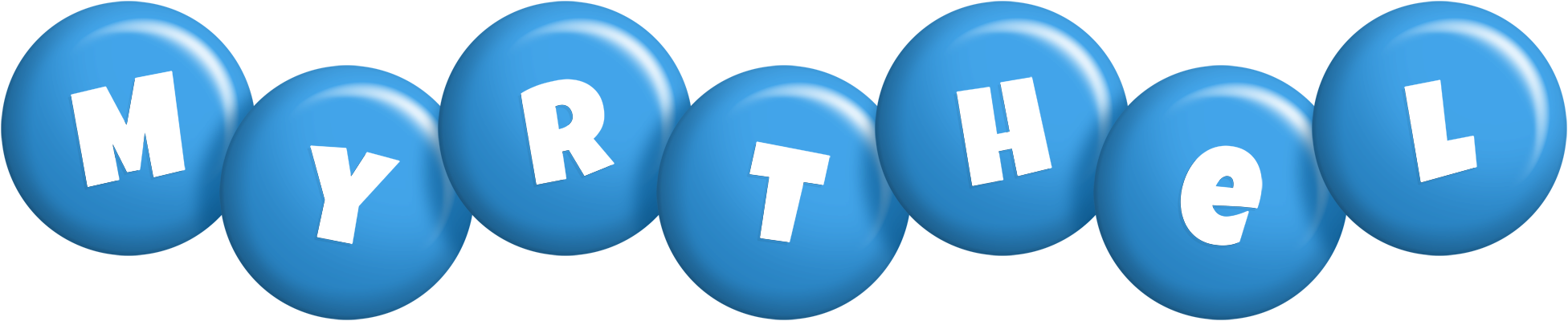 Myrthel candy-blue logo