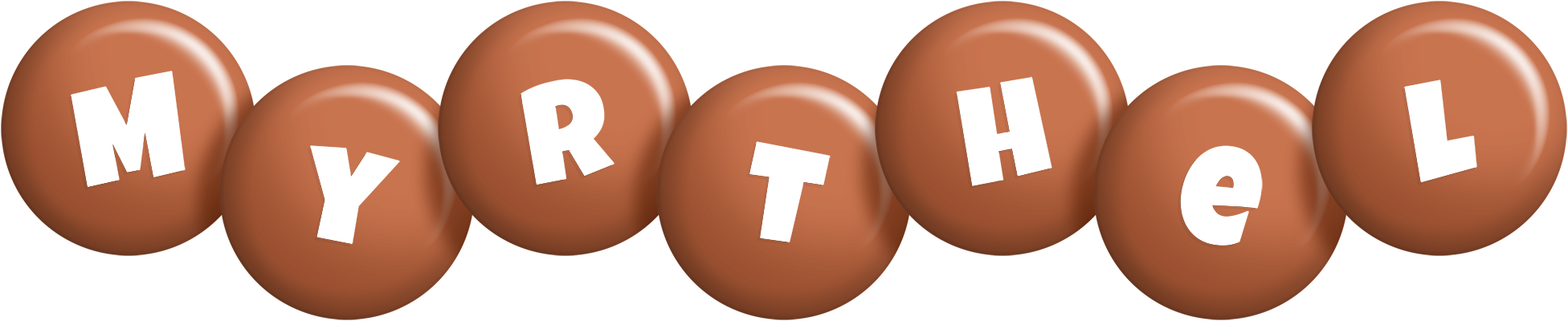 Myrthel candy-brown logo