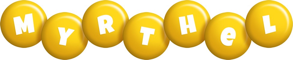 Myrthel candy-yellow logo
