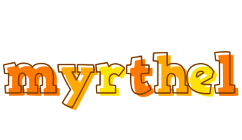 Myrthel desert logo