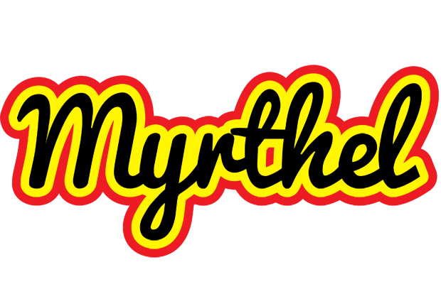 Myrthel flaming logo