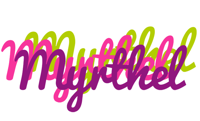 Myrthel flowers logo