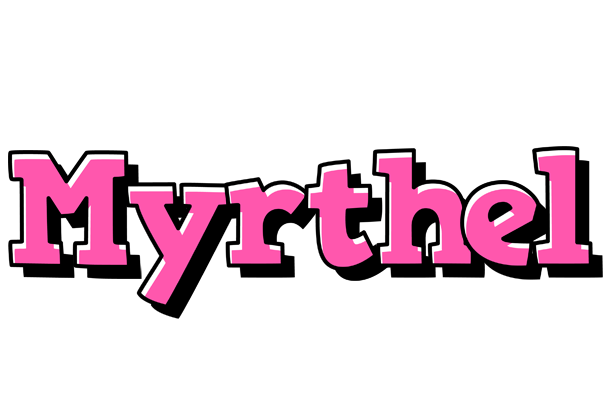 Myrthel girlish logo