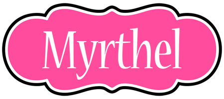 Myrthel invitation logo