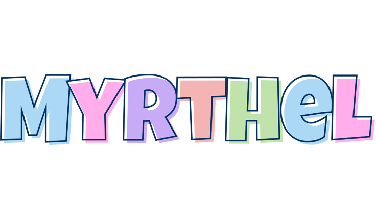 Myrthel pastel logo