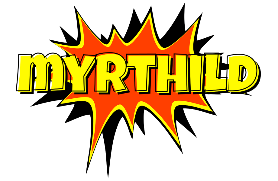 Myrthild bazinga logo
