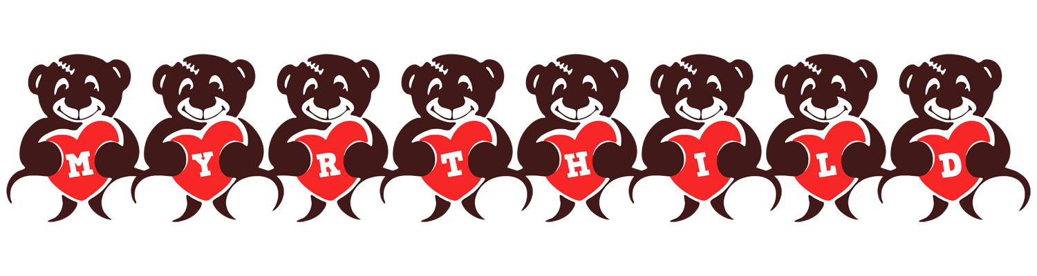 Myrthild bear logo