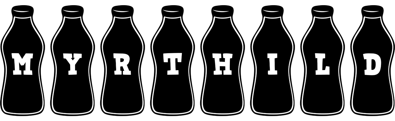 Myrthild bottle logo