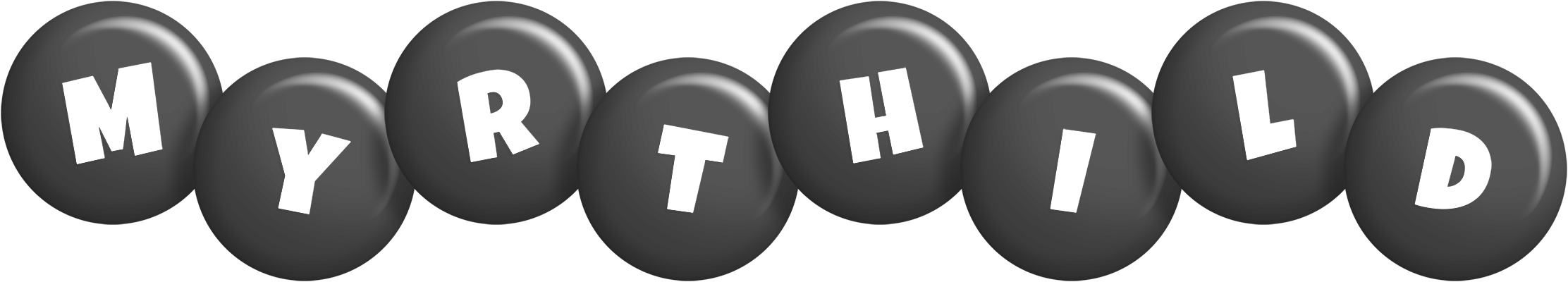 Myrthild candy-black logo