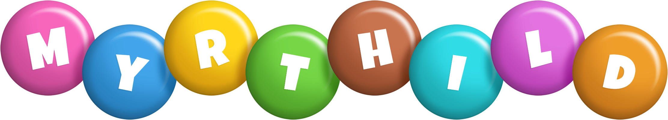 Myrthild candy logo