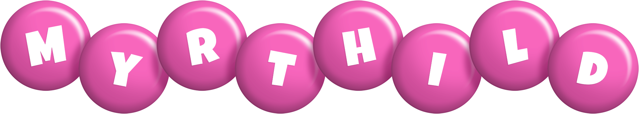Myrthild candy-pink logo