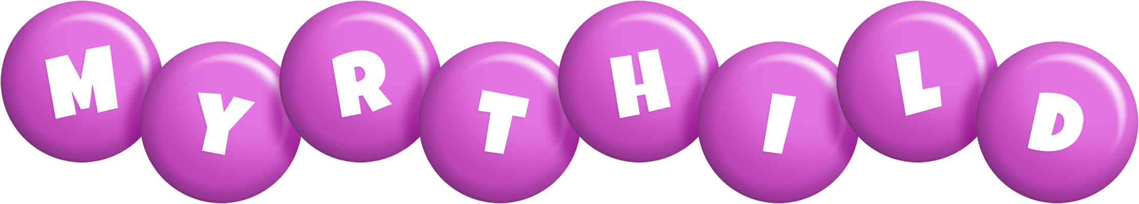 Myrthild candy-purple logo