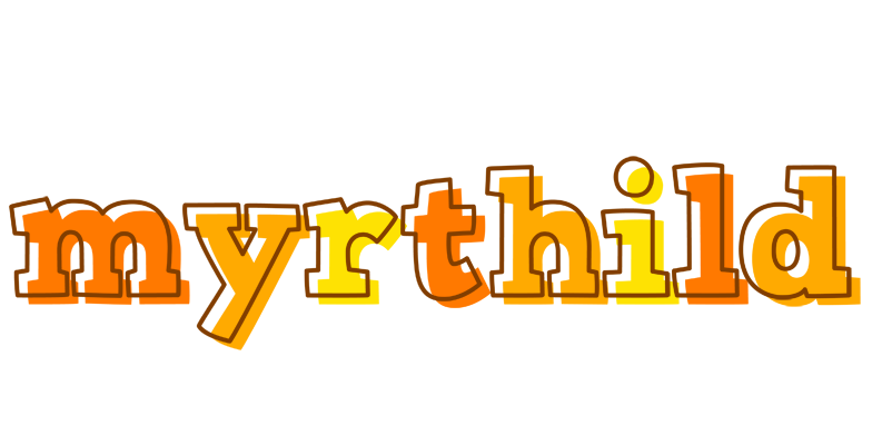 Myrthild desert logo