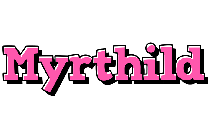 Myrthild girlish logo