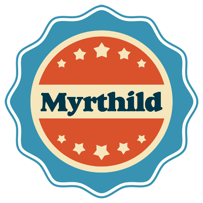 Myrthild labels logo