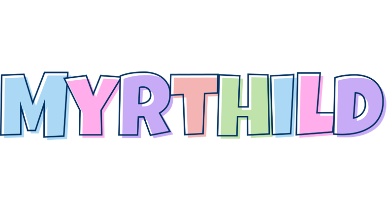 Myrthild pastel logo