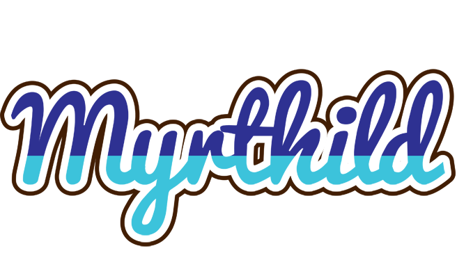 Myrthild raining logo