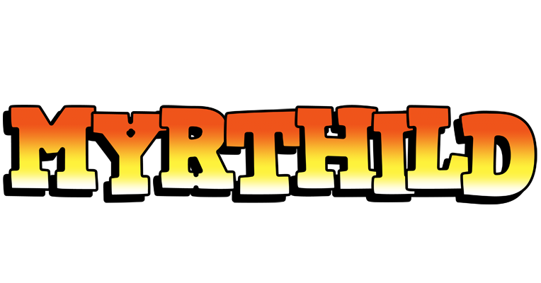 Myrthild sunset logo