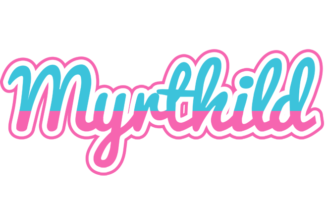 Myrthild woman logo