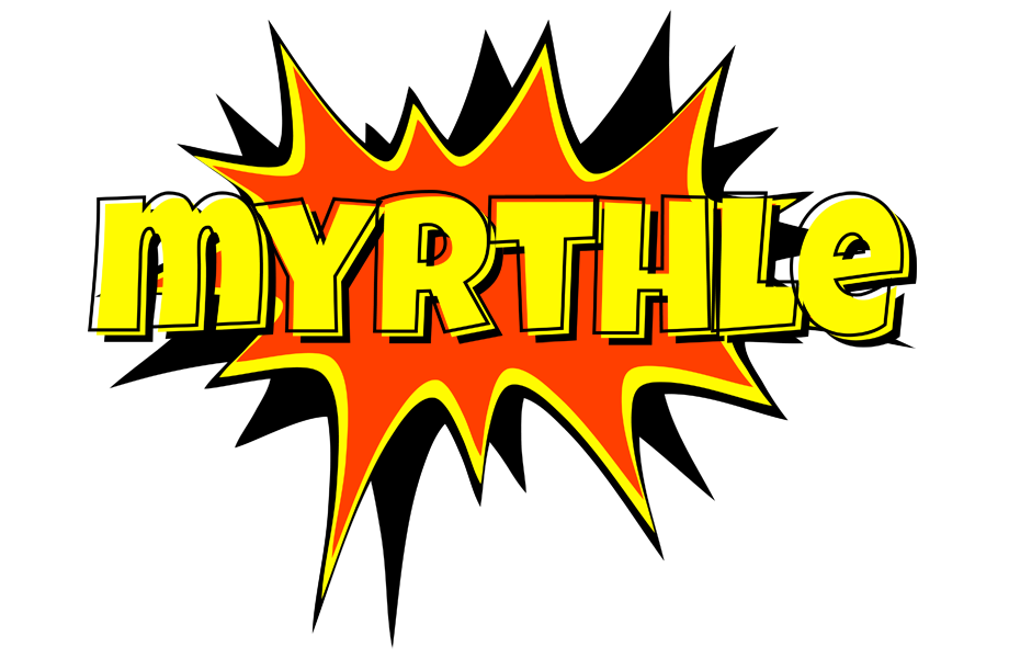 Myrthle bazinga logo