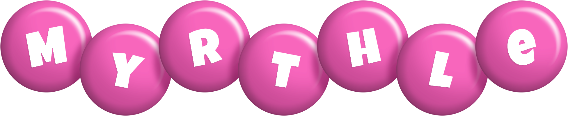 Myrthle candy-pink logo