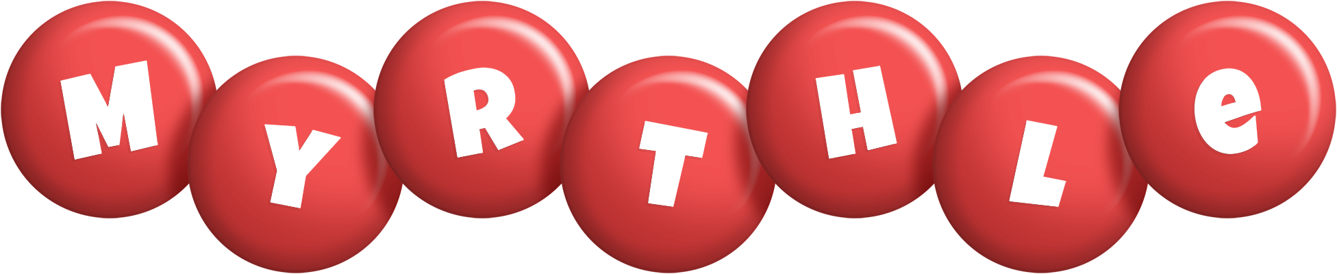 Myrthle candy-red logo