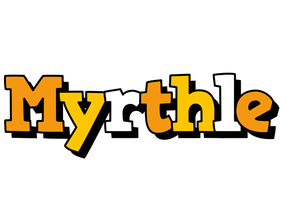 Myrthle cartoon logo
