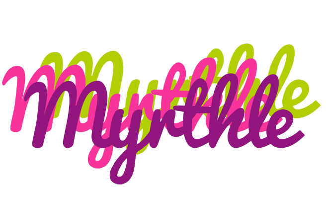Myrthle flowers logo