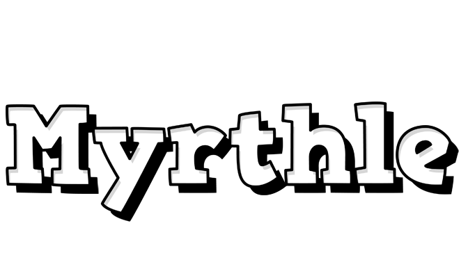 Myrthle snowing logo