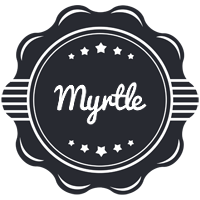 Myrtle badge logo