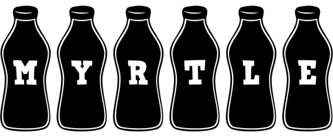 Myrtle bottle logo