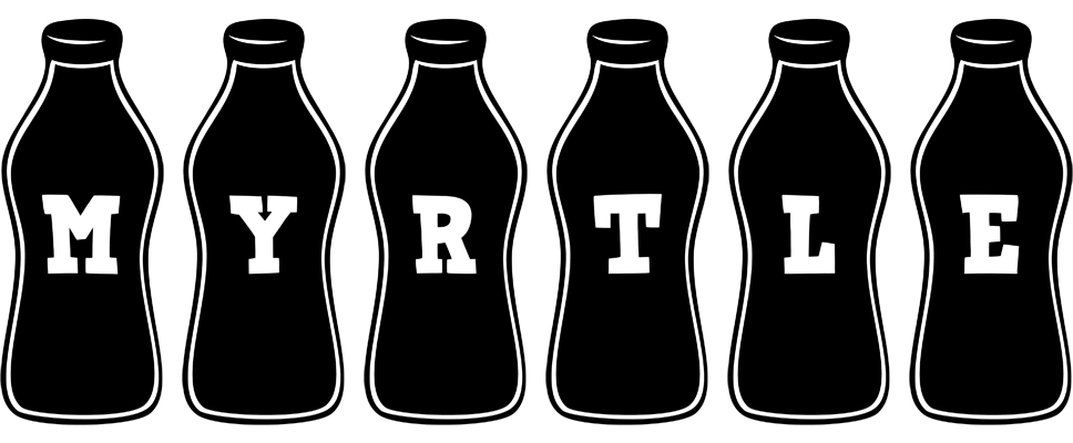 Myrtle bottle logo