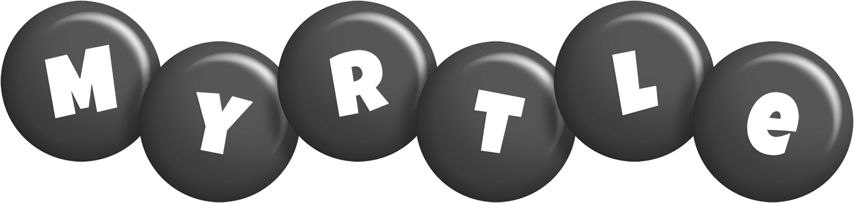 Myrtle candy-black logo