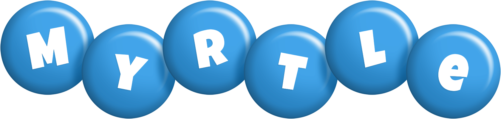 Myrtle candy-blue logo
