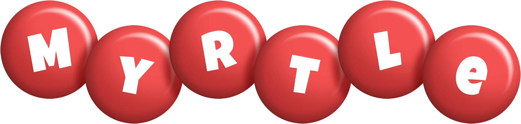 Myrtle candy-red logo