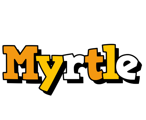 Myrtle cartoon logo