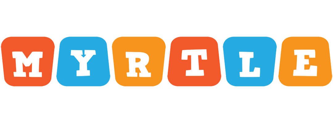 Myrtle comics logo