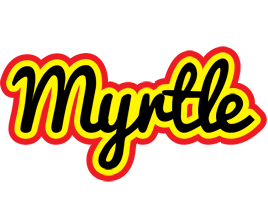 Myrtle flaming logo