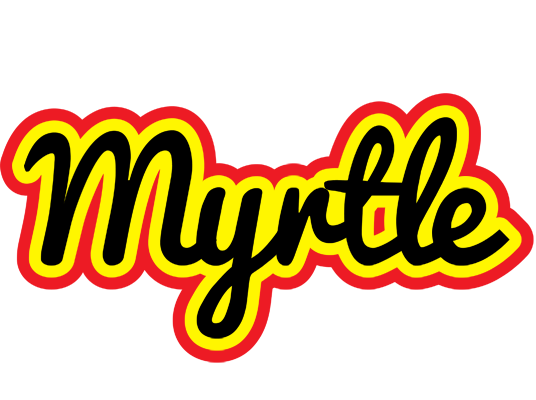Myrtle flaming logo