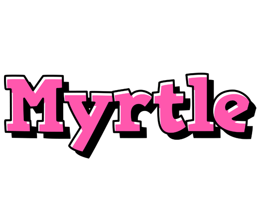 Myrtle girlish logo