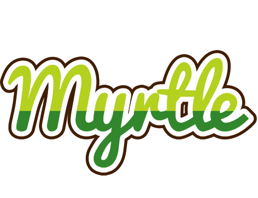 Myrtle golfing logo