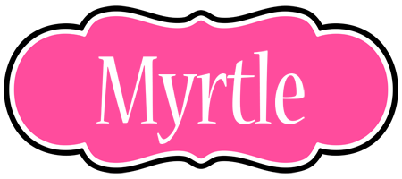 Myrtle invitation logo